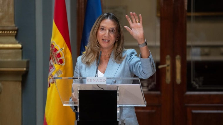 La portavoz del PP en el Senado, Alicia García