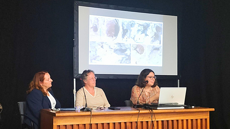 Presentación del fósil prehistórico descubierto