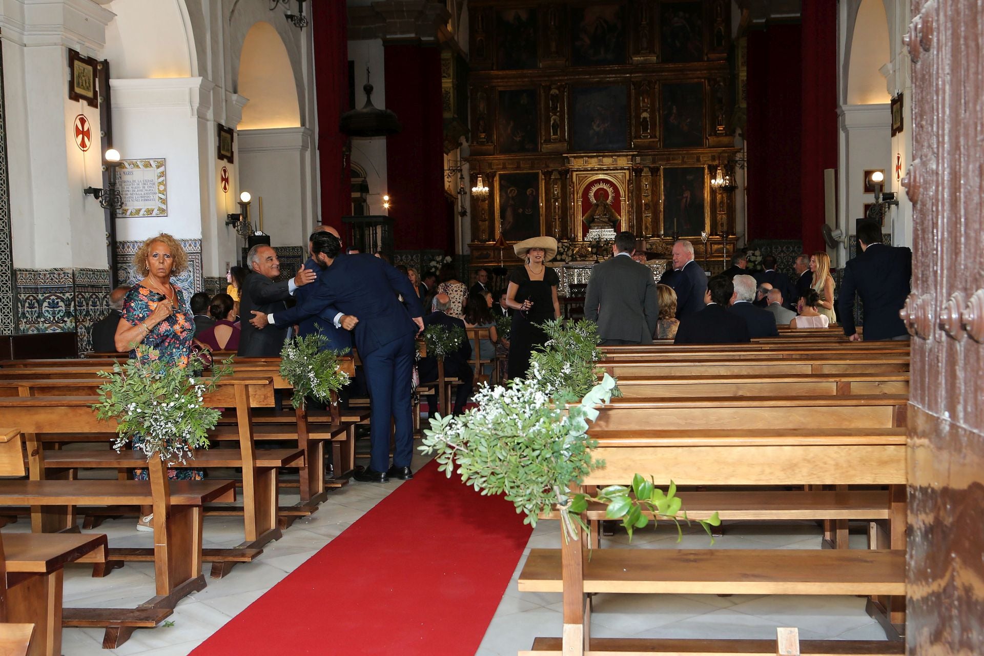 Interior de la ceremonia