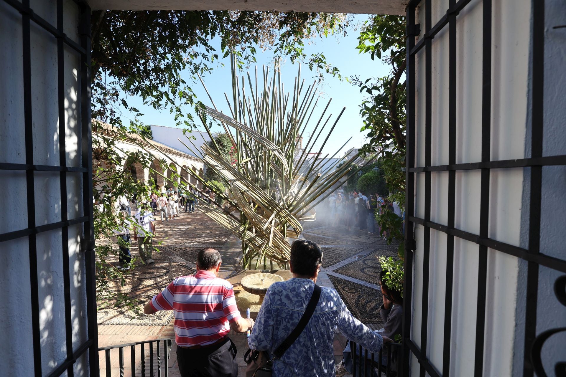 Las multitudinarias visitas a los patios de Flora en Córdoba, en imágenes