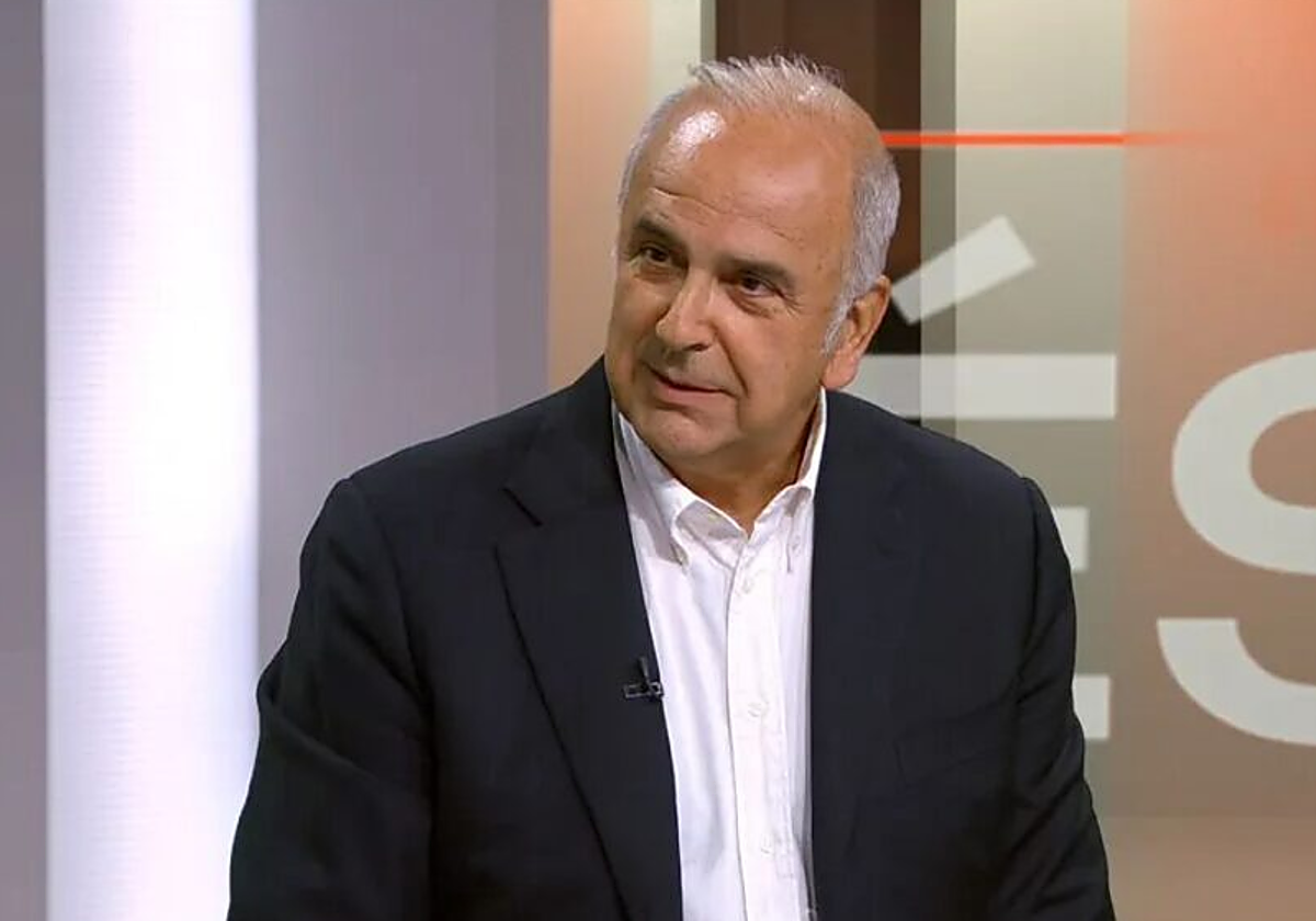 Enric Canals, durante una intervención en TV3