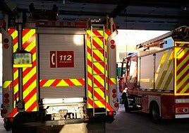 Una persona herida y varios desalojados en el incendio de una vivienda de Andújar