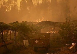 Detenido el presunto responsable de un incendio que arrasó 3.200 hectáreas en Orense este verano