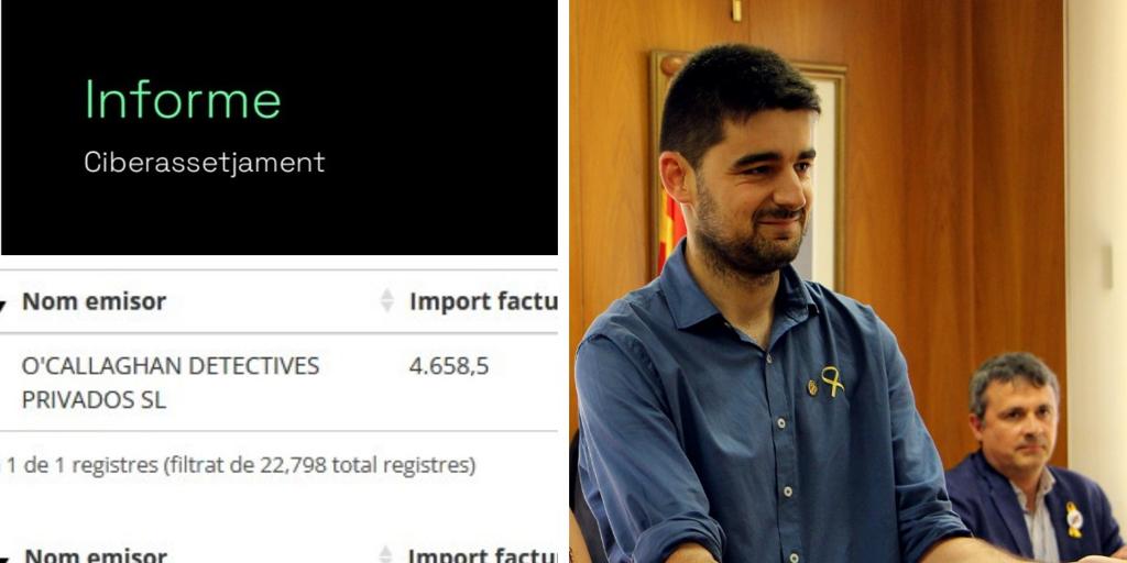 Un alcalde de ERC paga con dinero público a espías para controlar a los que le critican