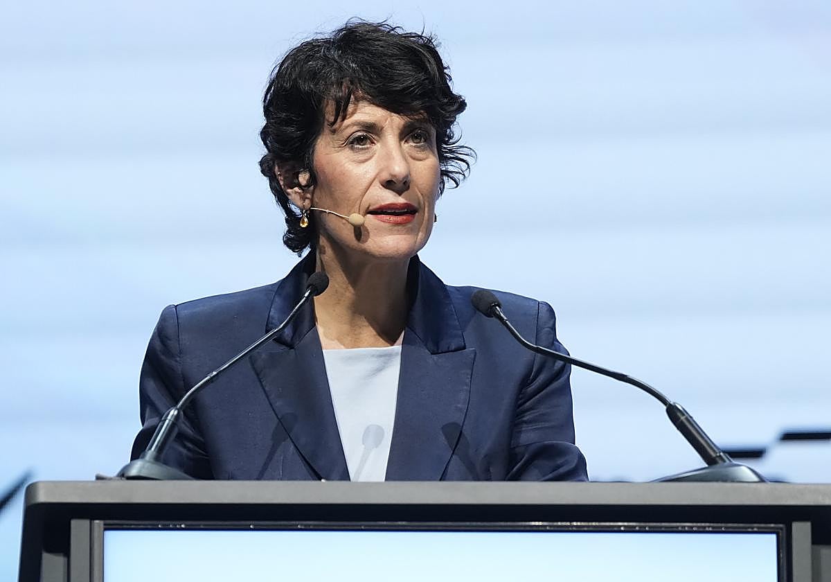 La ministra de inclusión, Seguridad Social y Migraciones.