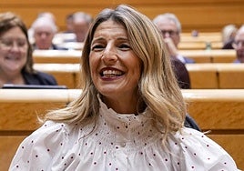 El lapsus de Yolanda Díaz en el Senado: «Queda Gobierno de corrupción para rato»