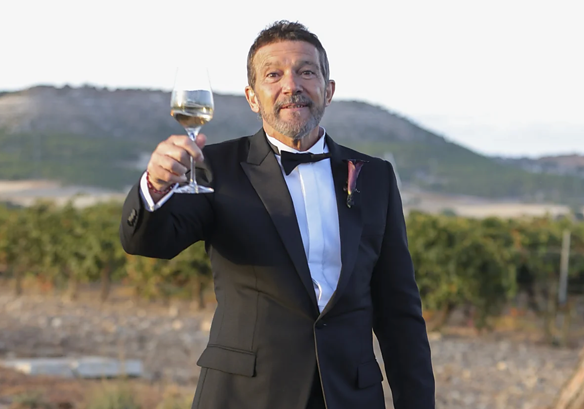 Antonio Banderas, en la boda de Stella del Carmen