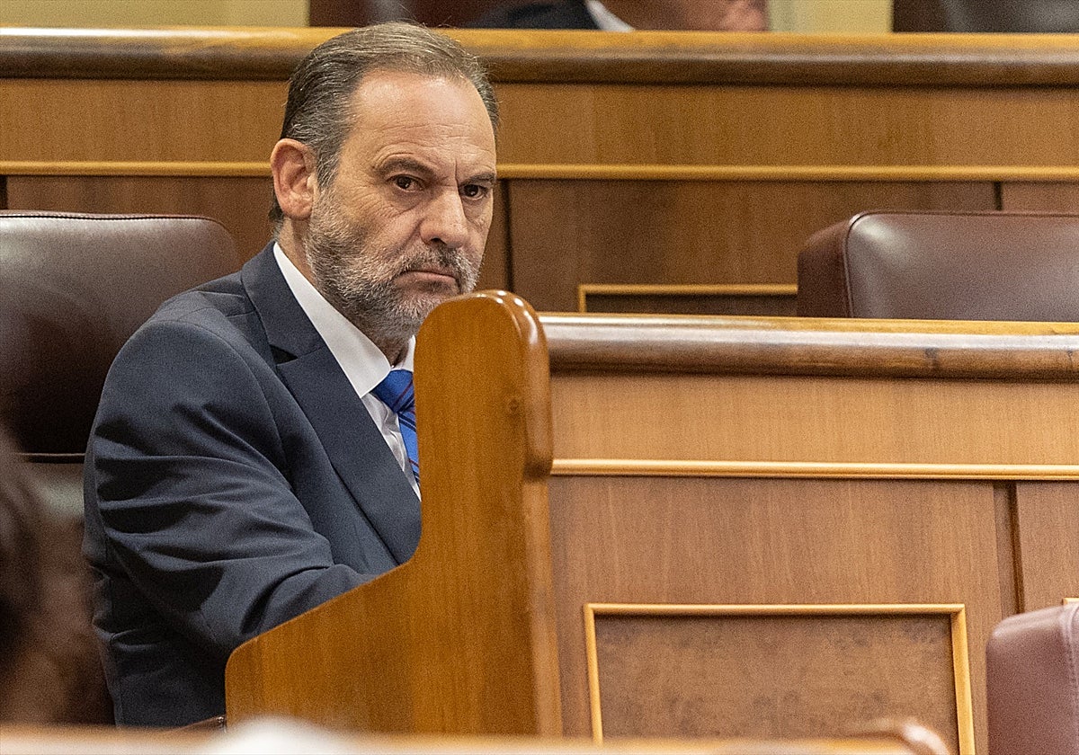 José Luis Ábalos, esta semana en el Congreso de los Diputados