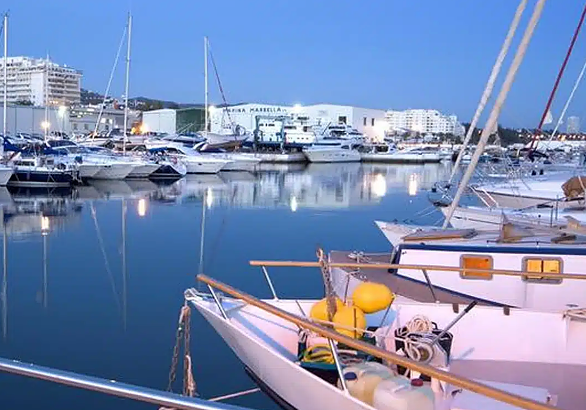 Imagen actual del Puerto de La Barandilla en Marbella