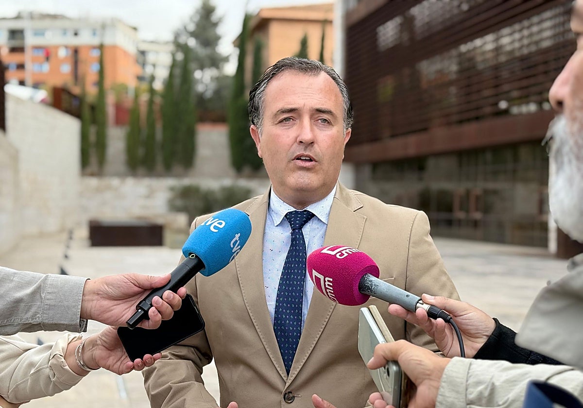 David Moreno, presidente del Grupo Parlamentario Vox en las Cortes de Castilla-La Mancha