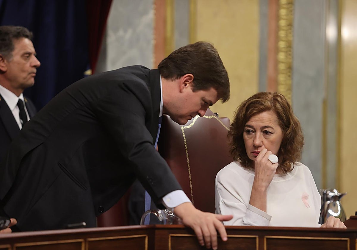 La presidenta del Congreso de los Diputados, Francina Armengaol