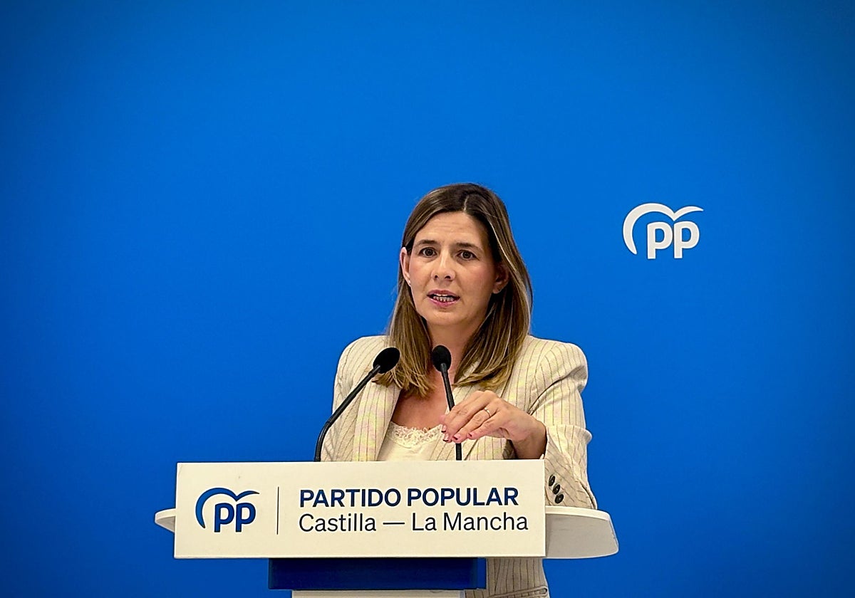 Carolina Agudo, secretaria general y portavoz parlamentaria del PP de Castilla-La Mancha