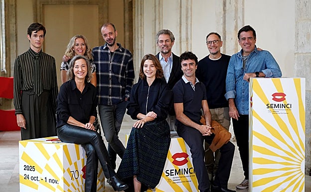 Equipo de la película 'Subsuelo', del director Fernando Franco