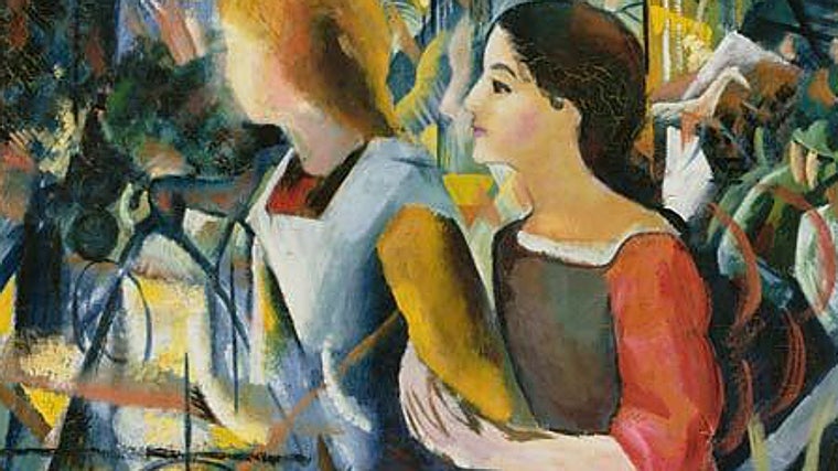 Dos chicas. August Macke