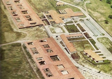 Vista aérea del antiguo Hospital Psiquiátrico de Alcolea