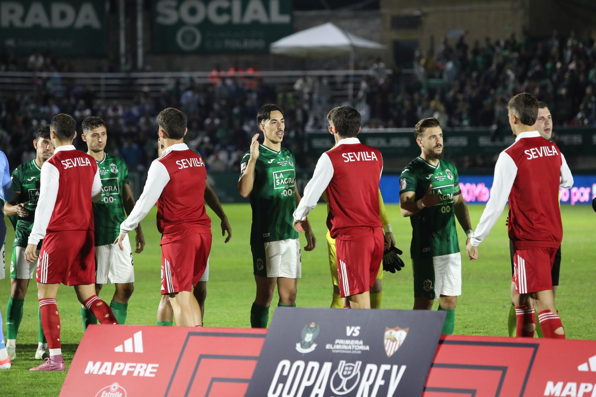 Las mejores imágenes del CD Toledo-Sevilla FC de Copa del Rey