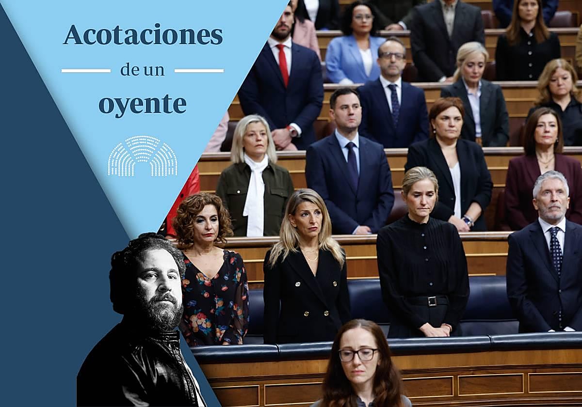 Minuto de silencio en el Congreso por las víctimas de la dana