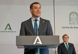 Juanma Moreno pide máxima prudencia a los ciudadanos por el temporal de lluvias que azota a Andalucía