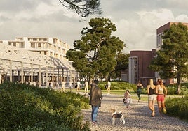 La fábrica arruinada por la guerra de Ucrania renace como ecobarrio en Alcalá