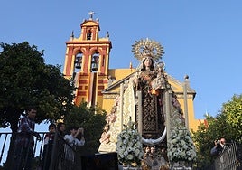 Hora e itinerario de los rosarios de la Reina de los Ángeles y del Carmen de San Cayetano en las calles de Córdoba