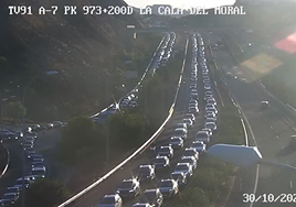 Nuevo caos en la A-7 en Málaga con 13 kilómetros de retenciones: «Es tercermundista»