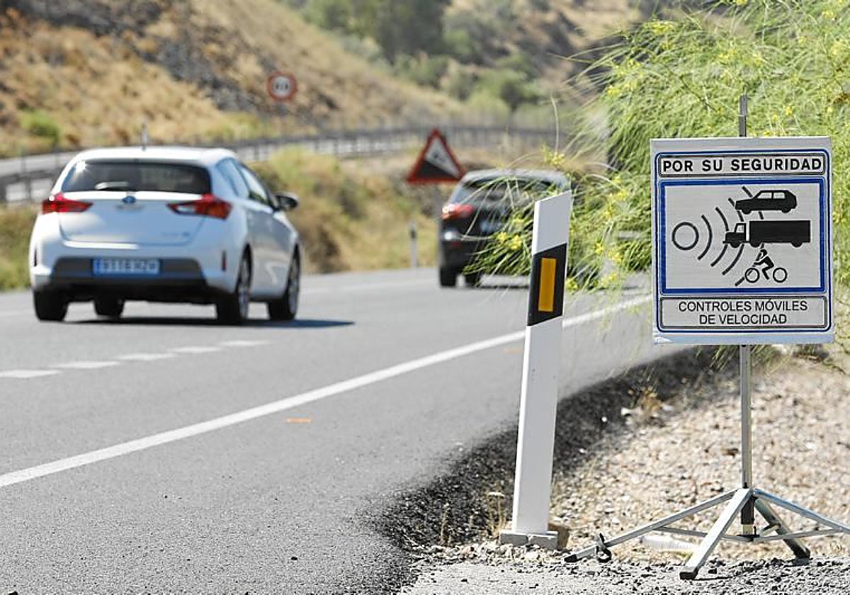 Imagen de archivo de un radar móvil