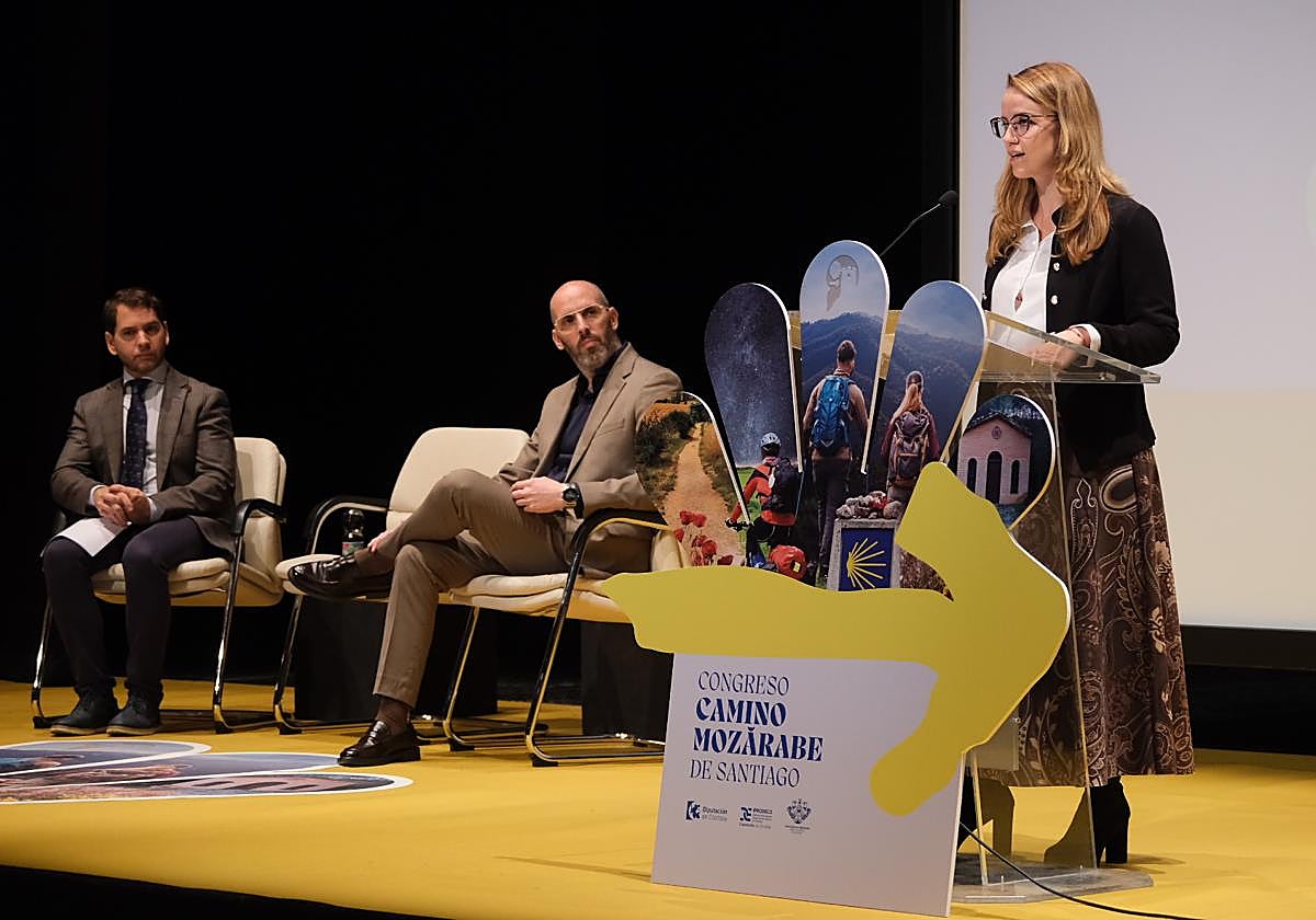 Un momento de la sesión inaugural del Congreso sobre el Camino Mozárabe
