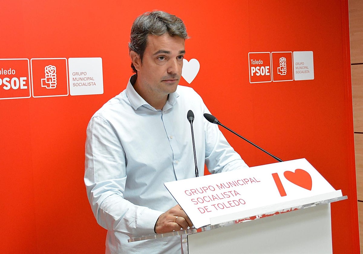 Pablo García, viceportavoz socialista en el Ayuntamiento de Toledo