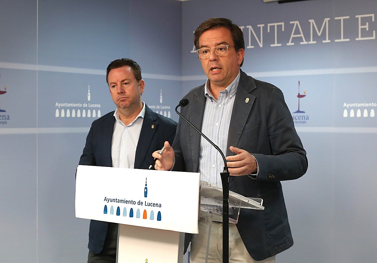 El alcalde de Lucena, Aurelio Fernández analiza los presupuestos de la Junta para 2026