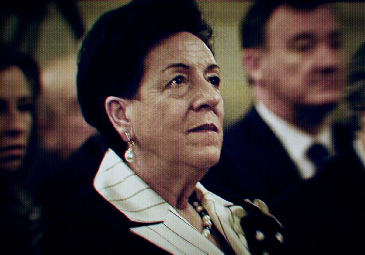 María del Carmen Martínez, viuda del expresidente de la Caja de Ahorros del Mediterráneo (CAM) Vicente Sala