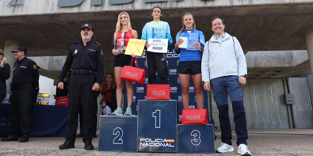 Los hermanos Silvia y David Rey dominan la II Carrera Ruta 091 de la Policía Nacional en Toledo