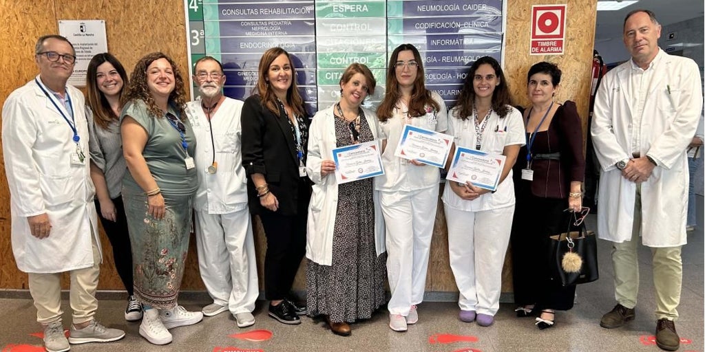 Enfermeras del hospital de Toledo, premiadas por un trabajo sobre pruebas cutáneas de alergia