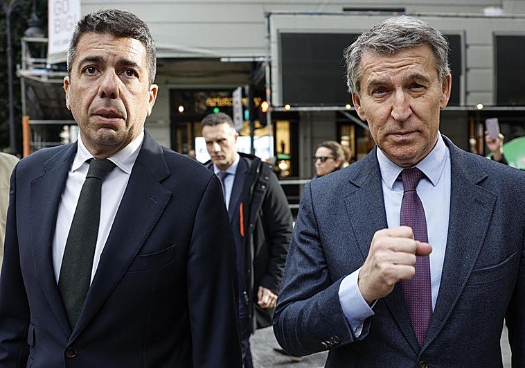 Feijóo y Mazón mantendrán una conversación «en las próximas horas» para  abordar «las