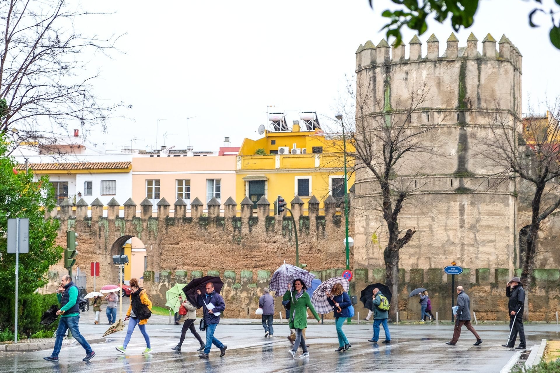 Lluvia en Sevilla