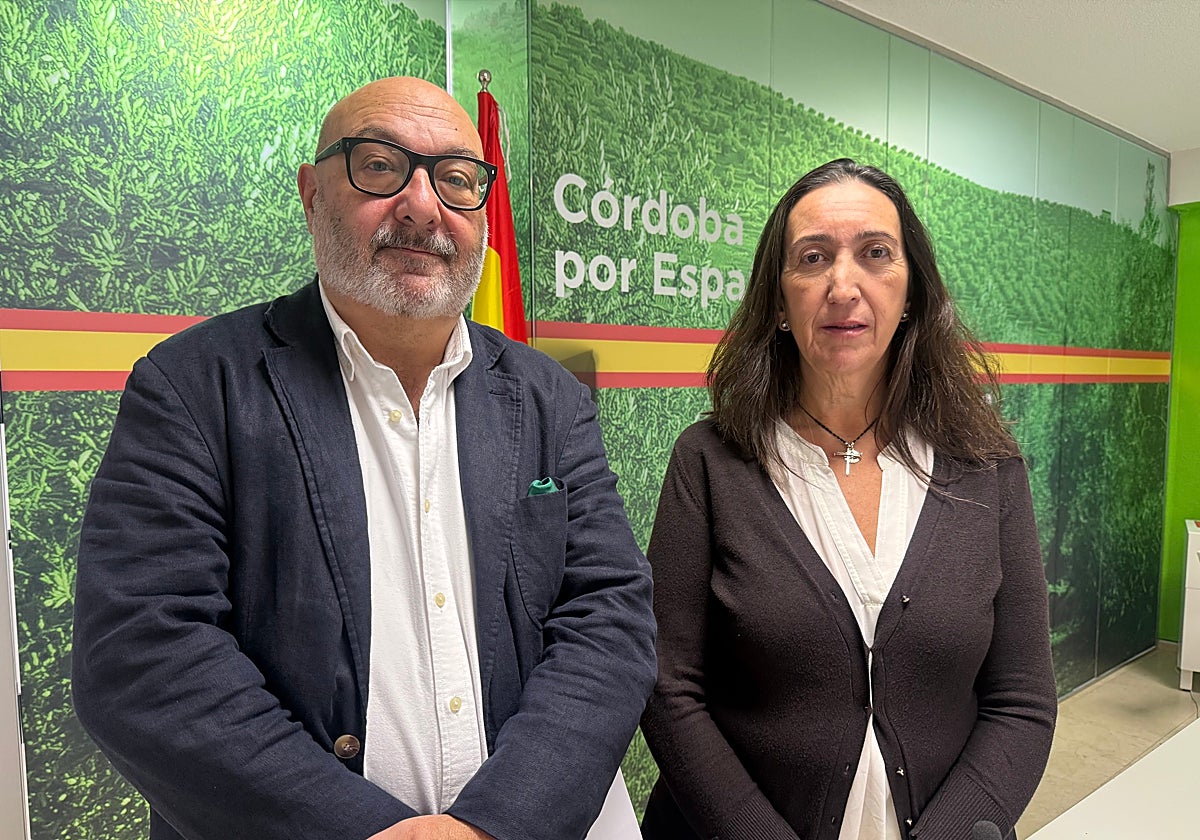 Alejandro Hernández y Paula Badanelli en su comparecencia de este martes