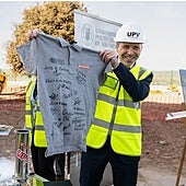 La UPV coloca la primera piedra del edificio de Generación Espontánea, que espera abrir en 2027