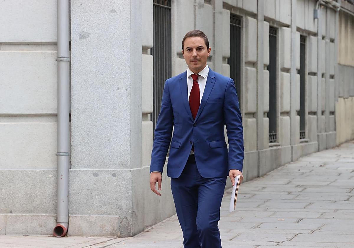 Juan Lobato, a su llegada al Supremo