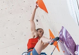 La escaladora vallisoletana Iziar Martínez, finalista del Premio Princesa de Girona 2025