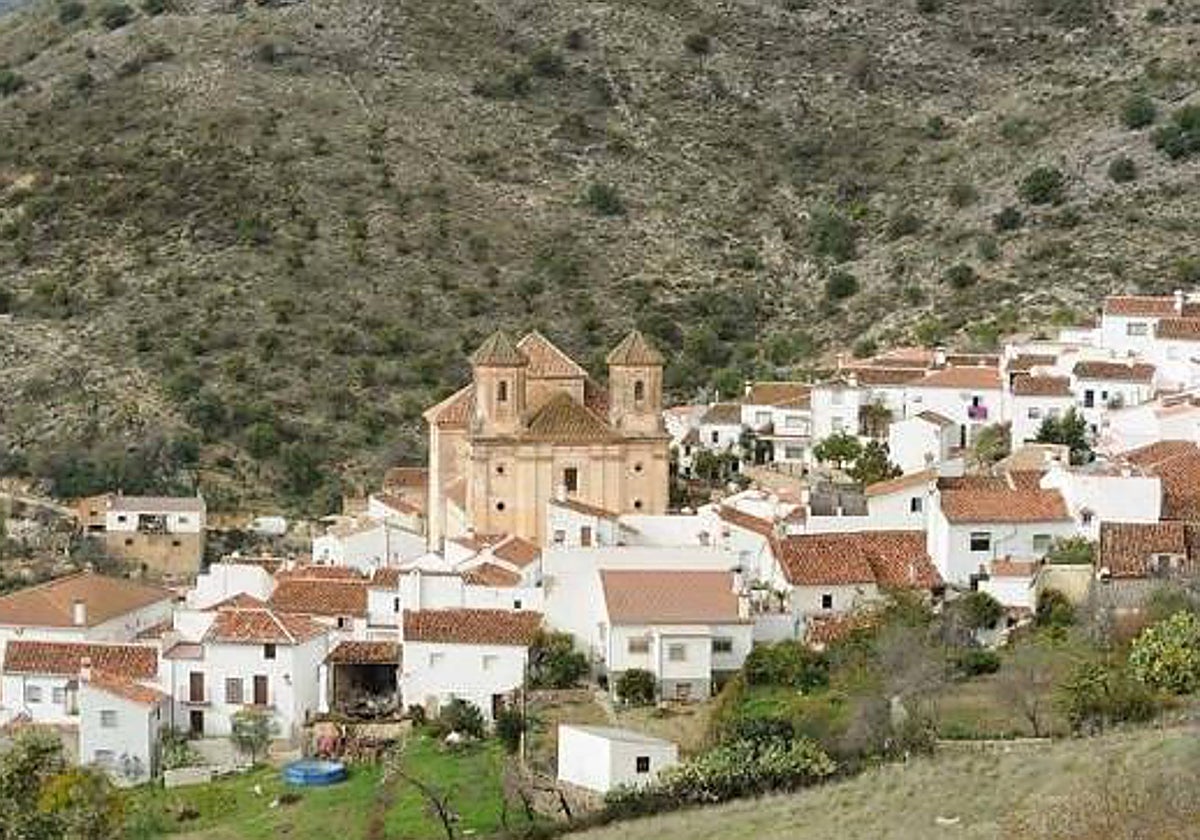 Localidad de Alpandeire, en que apareció el cadáver