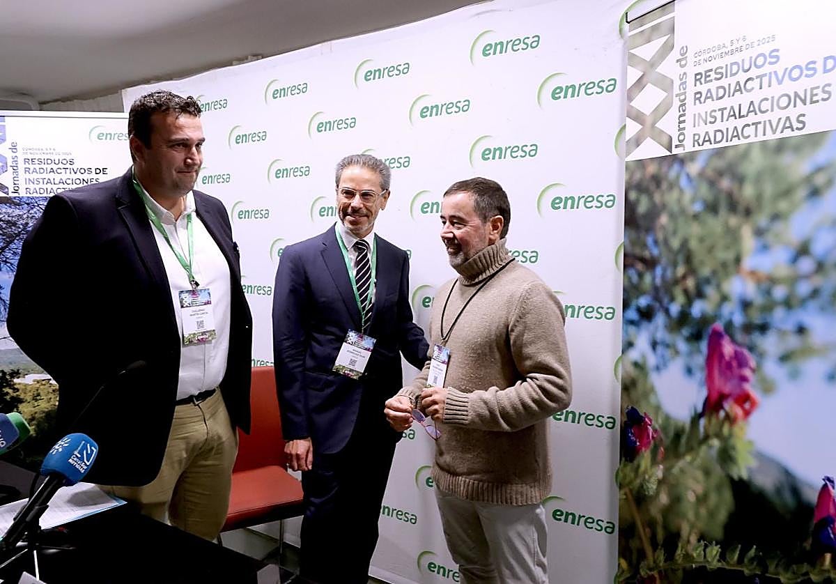 Miembros de Enresa durante las jornadas