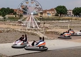 Un 'reel' de Facebook recrea con humor la noria de la Vega Baja de Toledo