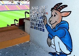 La «declaración de guerra» del grafitero polaco que se coló en el estadio del Rayo