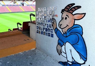 La «declaración de guerra» del grafitero polaco que se coló en el estadio del Rayo