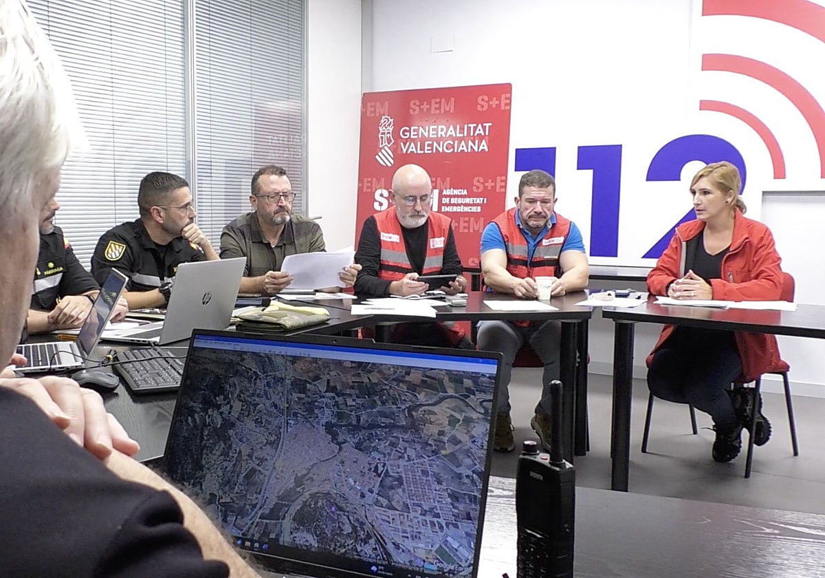 Imagen de la reunión del Cecopi del 29 de octubre de 2024