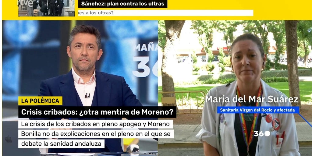 TVE entrevista como médica a una cocinera de un hospital de Sevilla para  criticar a Juanma Moreno por los cribados de cáncer