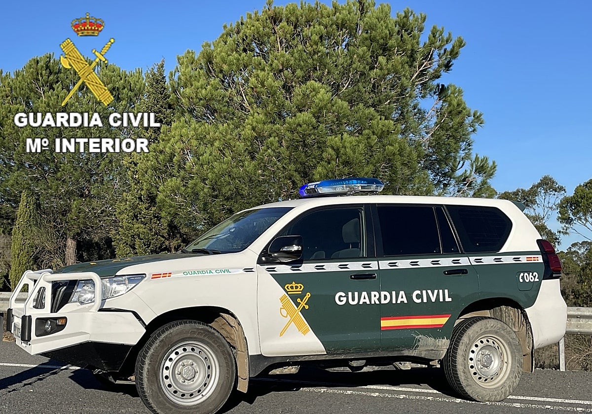 Vehículo de la Guardia Civil.