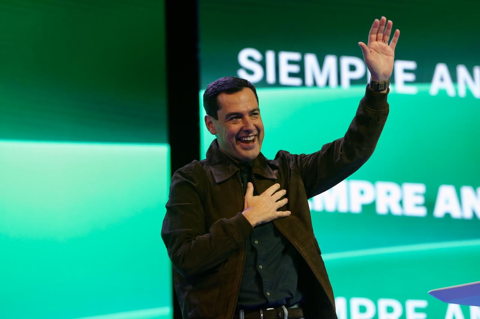 Congreso autonómico del PP de Andalucía: Juanma Moreno, reelegido presidente del PP-A con el 99,95% de los votos