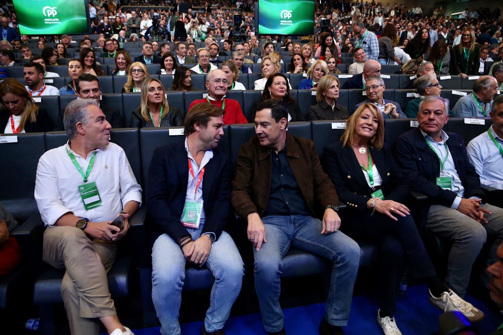 Congreso autonómico del PP de Andalucía: Juanma Moreno, reelegido presidente del PP-A con el 99,95% de los votos