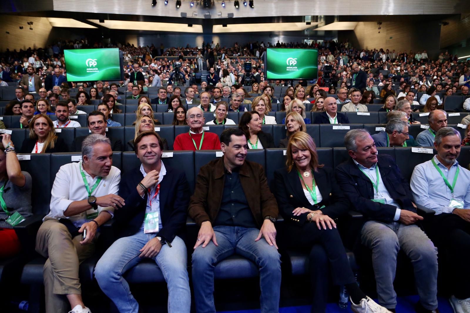 Congreso autonómico del PP de Andalucía: Juanma Moreno, reelegido presidente del PP-A con el 99,95% de los votos