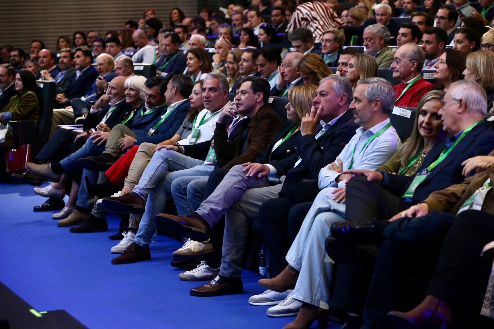 Congreso autonómico del PP de Andalucía: Juanma Moreno, reelegido presidente del PP-A con el 99,95% de los votos